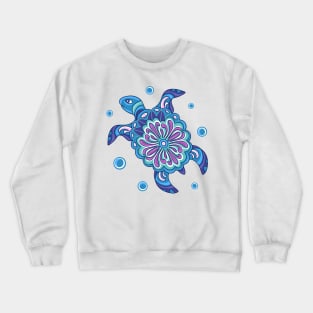 Sea turtle pattern Crewneck Sweatshirt